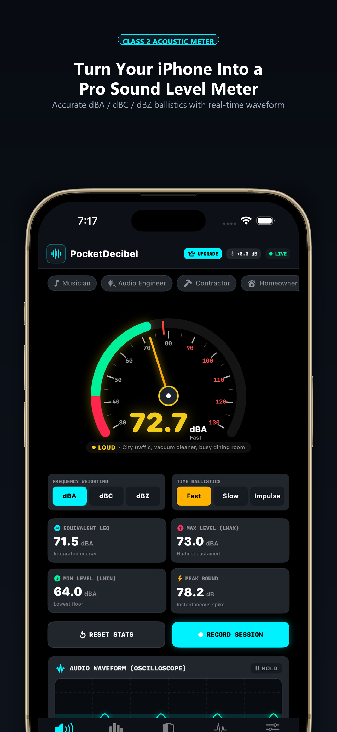 PocketDecibel Screenshot